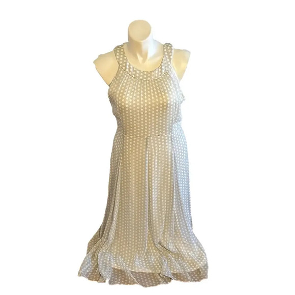 TOMMY HILFIGER Solo Polka Dot Chiffon A-Line Dress - Picture 1 of 3